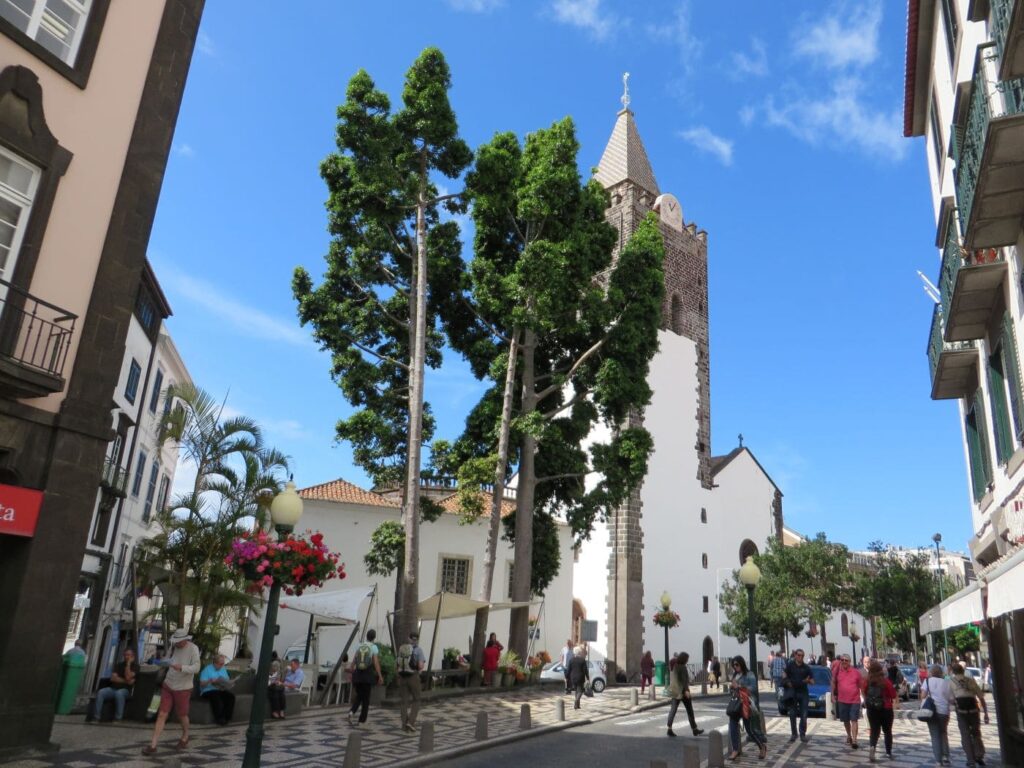 Cattedrale Sé di Funchal nel centro storico di Madeira