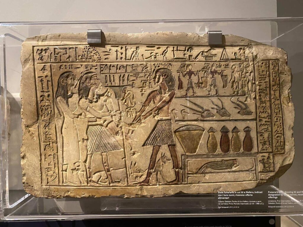 Tablette au Musée égyptien de Turin