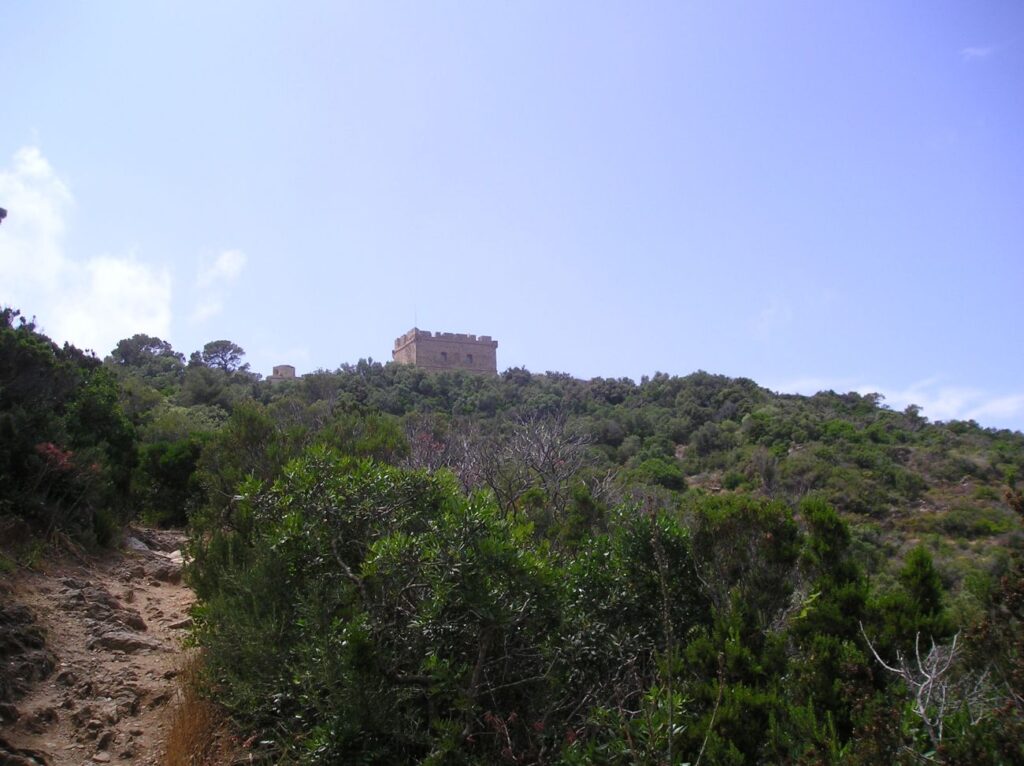 Fort de l'Estissac, un ancien ouvrage militaire du XVIIe siècle perché au sommet de l'île de Port-Cros